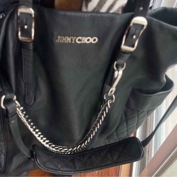 Jimmy Choo Black Leather shoulder Bag.
100% AUTHENTIC - Picture 3 of 10